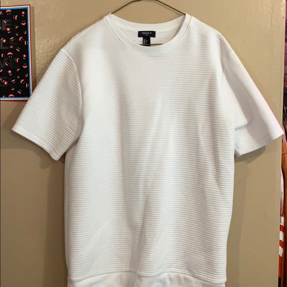 White Texture Tee